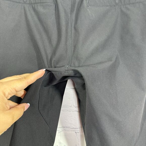 Lululemon ABC Commission Pant Slim Men Size 32x31 Black Stretch Chino Preppy - Picture 15 of 16